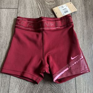 Nike Pro Red Athletic Shorts perfect to use for any sport